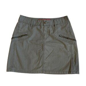vintage 2000s mossimo khaki mini skirt size 3 (small)